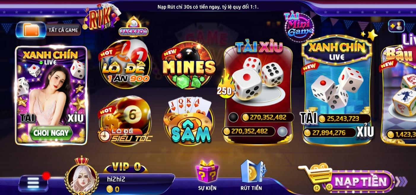 Rikvip - Top địa chỉ chơi game bài đổi thưởng số 1 ngày hôm nay